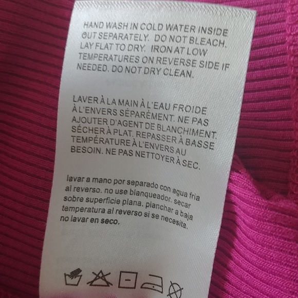 Top "BEBE" size M, hot pink color, - Picture 7 of 7